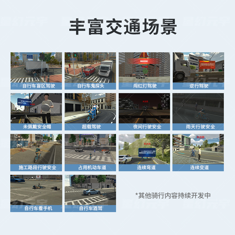 VR自行车体验设备