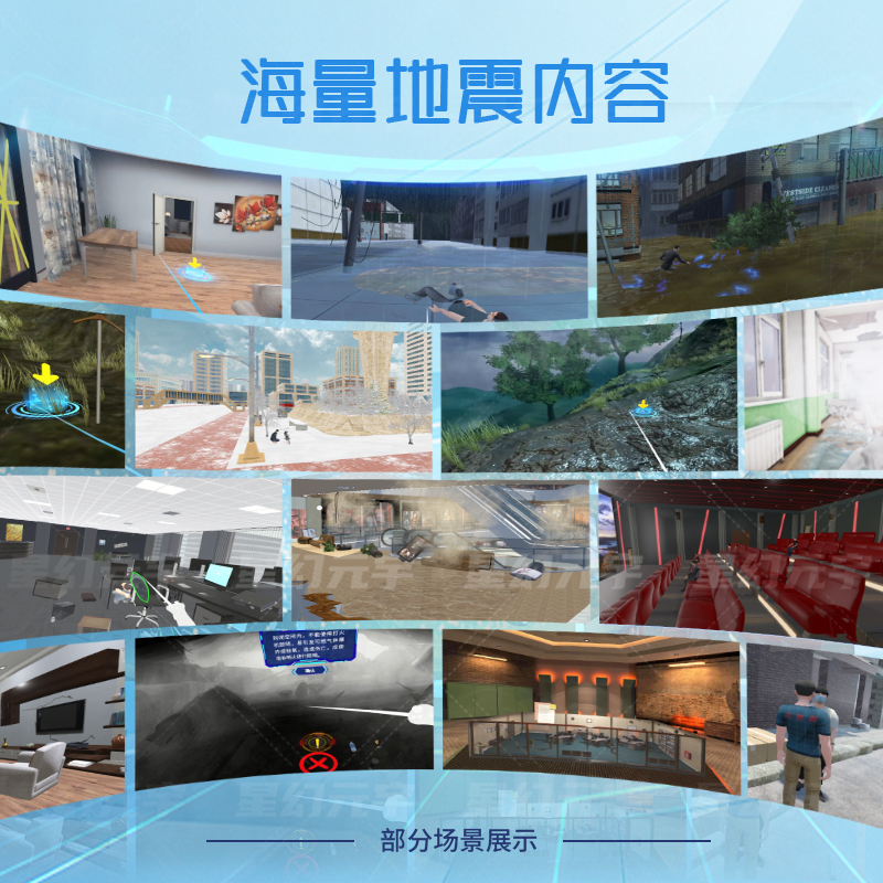 VR动感地震平台