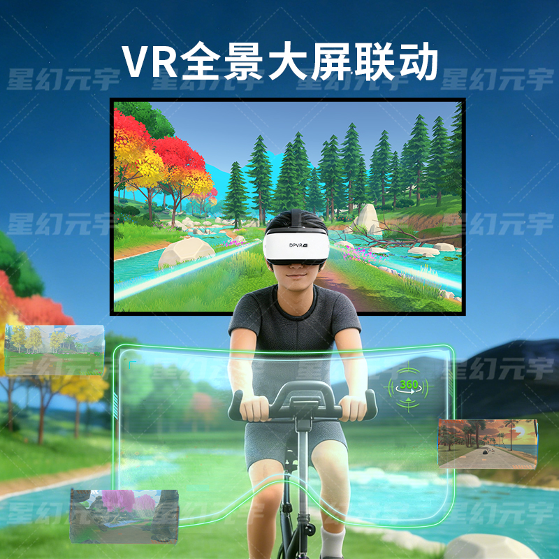 VR心理骑行单车